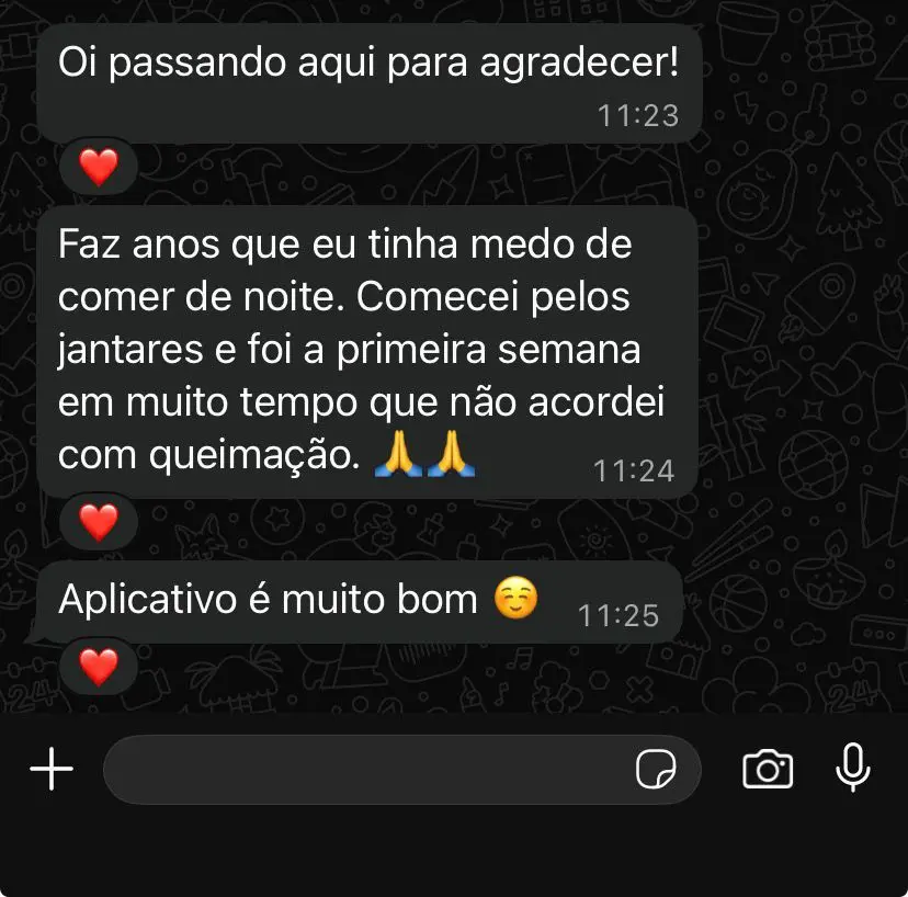 Depoimento de cliente