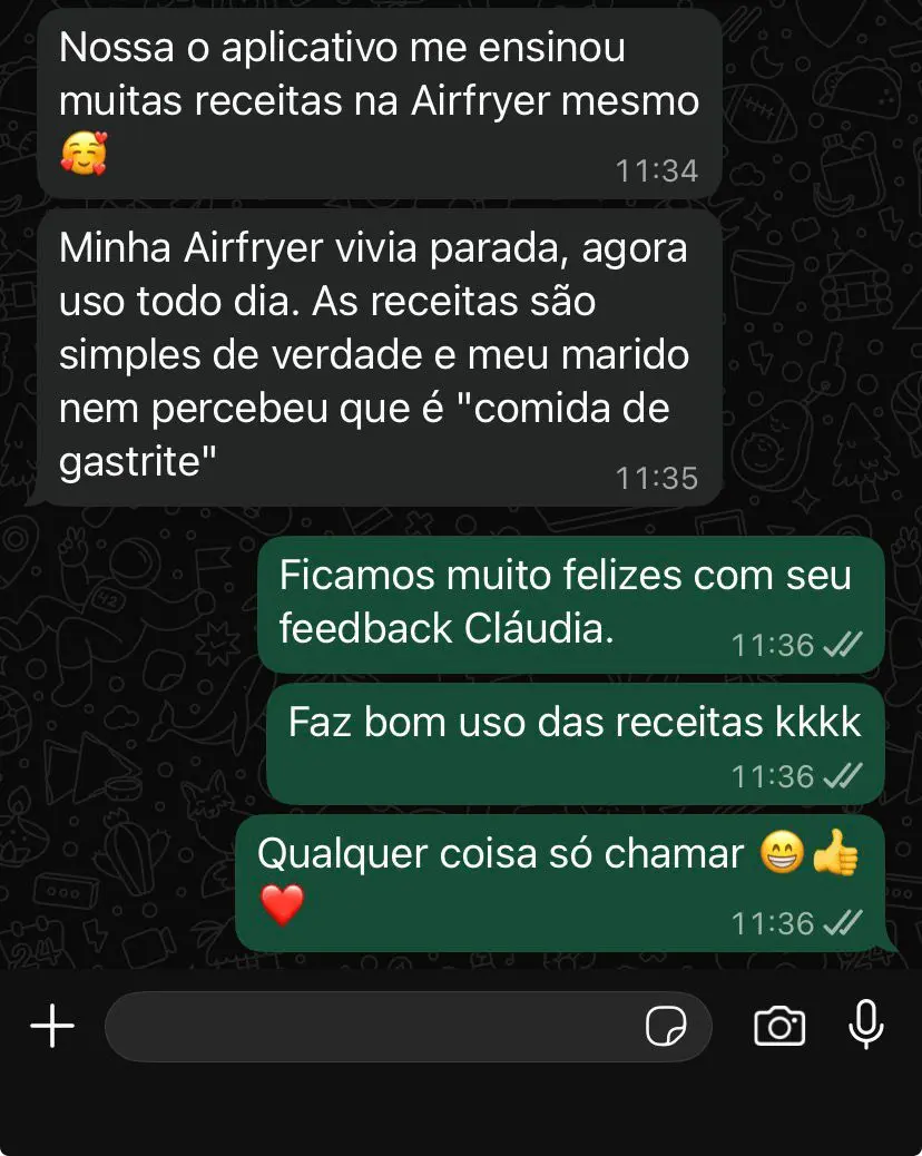 Depoimento de cliente